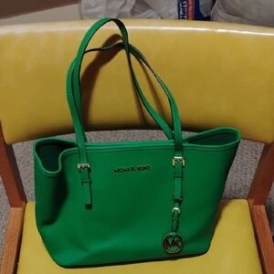 Michael Kors Green Tote Bag